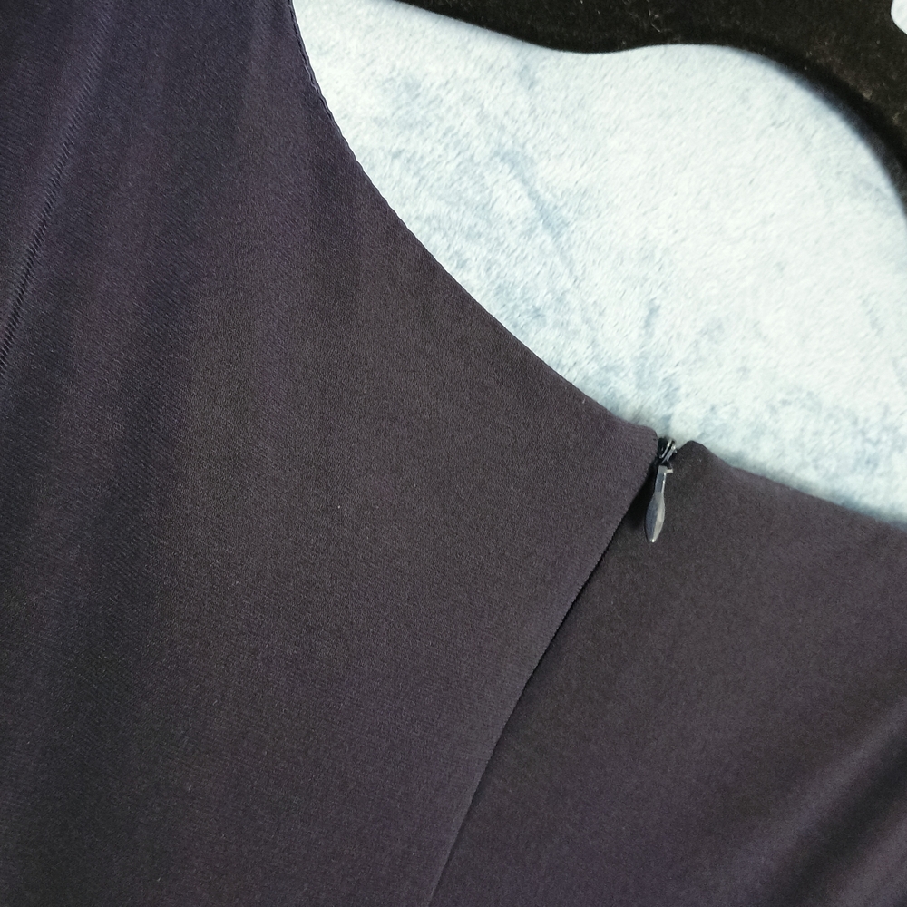 R & M Collection Navy Dress with Lace Detail - Picture 12 of 12